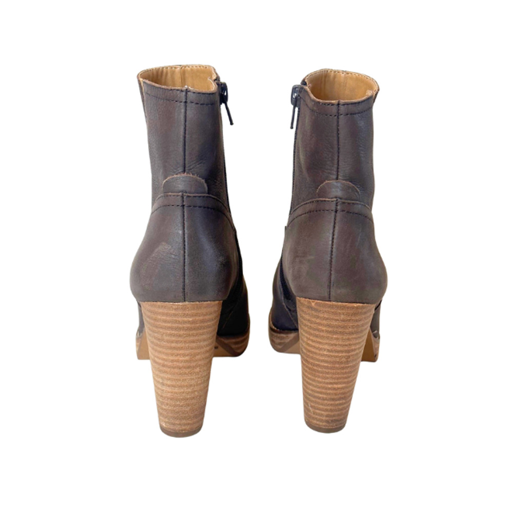 Lucky Brand Quintei Bootie Platform Boots Ankle Western Brown Women's Size 8M - Picture 7 of 9